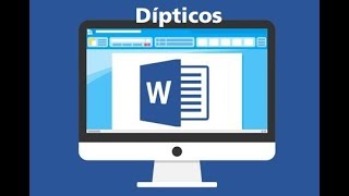 Díptico en word [upl. by Luhey421]