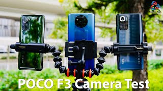 POCO F3 vs POCO X3 Pro vs Redmi Note 10 Pro CAMERA TEST [upl. by Thistle55]