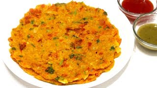 ओट्स के चिल्ले  Oats Chilla Recipe  Oats Pancake  Healthy Breakfast Recipe  KabitasKitchen [upl. by Biagio600]