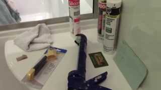 How to remove and replace moldy shower caulk [upl. by Arramat]