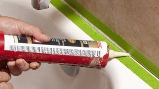 How to Caulk a Shower or Bathtub [upl. by Aynas]