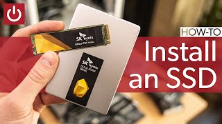 How to Install An SSD in a PC [upl. by Asselem]