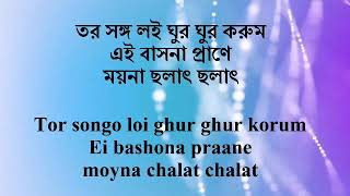 moyna chalak chalak karaoke [upl. by Ursa]