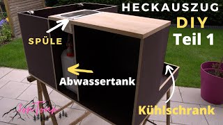 Heckauszug selber bauen  OffroadZeltanhänger Teil 1 Campingbox [upl. by Madelin]