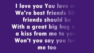 Barney  I Love You Lyrics [upl. by Jerusalem]