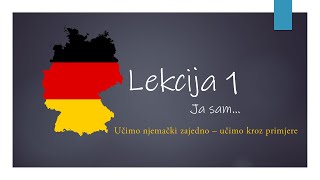 A1 LEKCIJA 1  JA SAM [upl. by Nnaytsirk]