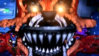 Five Nights at Freddys 4 Nightmare Foxy Jumpscare [upl. by Georges]