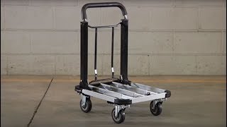 Roughneck Folding Platform Truck  330Lb Capacity [upl. by Ariam]