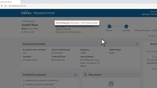 Introducing the DaVita Placement Portal [upl. by Lledniuq]