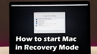 How to Start Mac in Recovery Mode [upl. by Bez126]