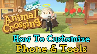 How To Customize Phone Color amp Tools Animal Crossing New Horizons Guide [upl. by Holland]