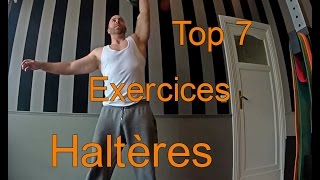 Les meilleurs exercices haltères top7 [upl. by Sedlik]