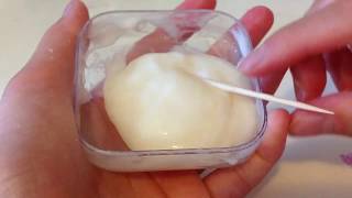 DIY Shampoo And Salt Slime [upl. by Maon]