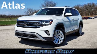 2021 Volkswagen Atlas  The Biggest VW Gets a Refresh [upl. by Ennairam]