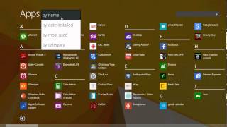 Windows 81 lesson 4 How to view all apps and programs [upl. by Mcripley1]