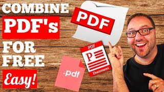 How To Combine PDF Files Into One  FREE [upl. by Orme]