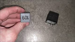 VW Golf mk4 TDI relay 109 removal and install [upl. by Kirad641]