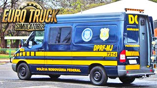 Euro Truck 2  Policia Rodoviária Federal [upl. by Aitercul]