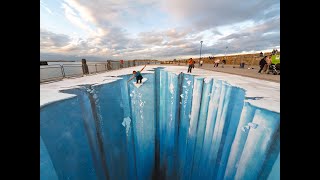 The Crevasse  Making of 3D Street Art [upl. by Lizabeth]