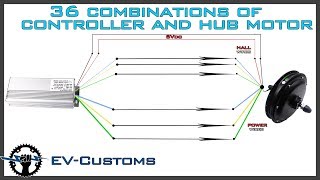 36 Controller Combinations for good and smooth operation of the electric hub motor [upl. by Virgin29]