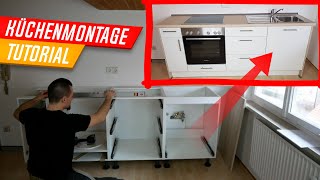 Küchenmontage Küche aufbauen von AZ Zeitraffer Tutorial Kitchen Assembly [upl. by O'Connell]