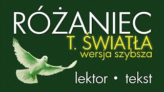 Różaniec  Tajemnice ŚWIATŁA  wersja SZYBSZA [upl. by Aliac]