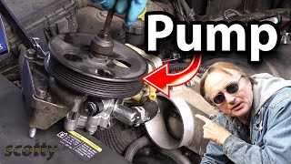 How to Replace Power Steering Pump in Your Car [upl. by Peursem]