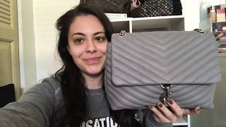 Rebecca Minkoff Edie Flap Shoulder Bag  WIMB  REVIEW [upl. by Goat]