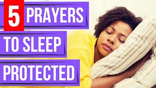 Bedtime Prayer for sleep  Psalm 91 121 59 27 35  5 Prayers to sleep protected [upl. by Ylaek]