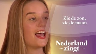 Zie de zon zie de maan  Nederland Zingt [upl. by Sokil46]