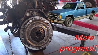 S10 Clutch amp Flywheel Install [upl. by Akeem]