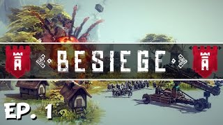 Besiege  Ep 1  The Beginning  Lets Play  Alpha [upl. by Atinot]