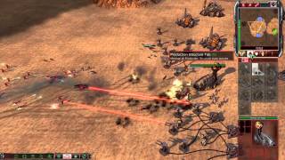 Command amp Conquer 3 Tiberium Wars  Brutal AI Skirmish Match HD [upl. by Elag702]