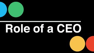 Startup CEO Role of a CEO [upl. by Caitrin]