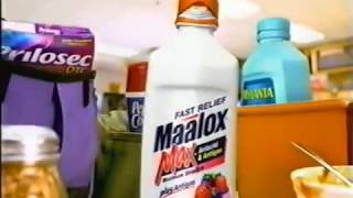 Maalox quotMax Treats Gasquot TV Spot USA Jan 2004 [upl. by Aksel498]