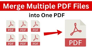 How to Merge Multiple PDF Files into One PDF  Merge Multiple Pdf Files Into One Pdf File Easy [upl. by Fiester]