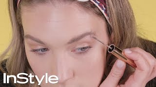 How To Use Tinted Eyebrow Gel  InStyle [upl. by Ail]