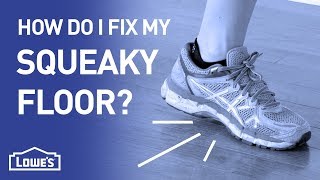 How Do I Fix My Squeaky Floor  DIY Basics [upl. by Brenza]