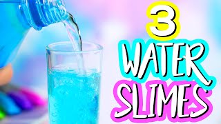 DIY Water Slime How To Make The Best Water Slime Recipe Jiggly Water Slime [upl. by Idnib701]