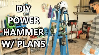 Building a DIY Power Hammer Machine quotWITH PLANSquot [upl. by Laris]