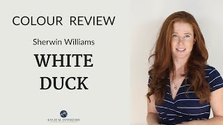 Colour Review Sherwin Williams White Duck SW 7010 [upl. by Heater]