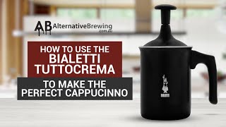 How to Use the Bialetti Tuttocrema Milk Frother [upl. by Whalen]