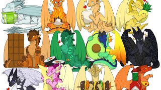 Wings of Fire with Foods amp Channel Announcement [upl. by Annahsar549]