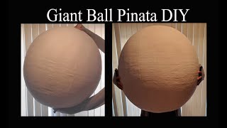 Giant Pinata  Big Pinata  Surprise Pinata Ball  DIY Pinata  How to make a super size pinata ball [upl. by Ahseina]