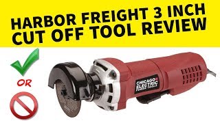 Harbor Freight 3 inch Cut off tool Review Chicago Electric [upl. by Ylerebmik693]