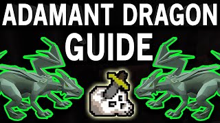 OSRS Adamant Dragon Slayer Guide  Melee Quick Guide 2018 [upl. by Robbert]