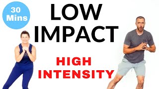 Low impact high intensity intermediate home cardio workout [upl. by Wilhelmina]