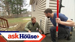 How to Install a Channel Drain  Ask This Old House [upl. by Zoba418]