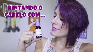 Como PINTAR o cabelo com VIOLETA GENCIANA  Color Hair [upl. by Mather]