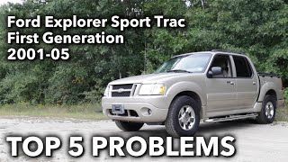 Top 5 Problems Ford Explorer Sport Trac SUV 1st Gen 200105 [upl. by Oringas]